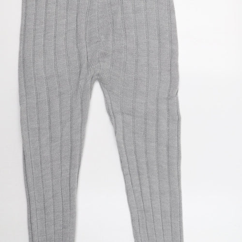 PRETTYLITTLETHING Womens Grey Solid   Lounge Pants Size M