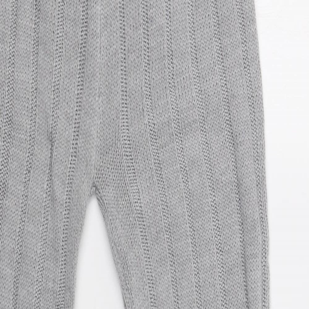 PRETTYLITTLETHING Womens Grey Solid   Lounge Pants Size M