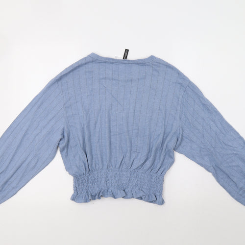 H&M Womens Blue   Pullover Jumper Size M