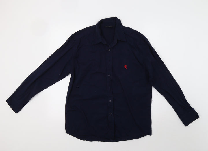 Originals Mens Blue    Button-Up Size M