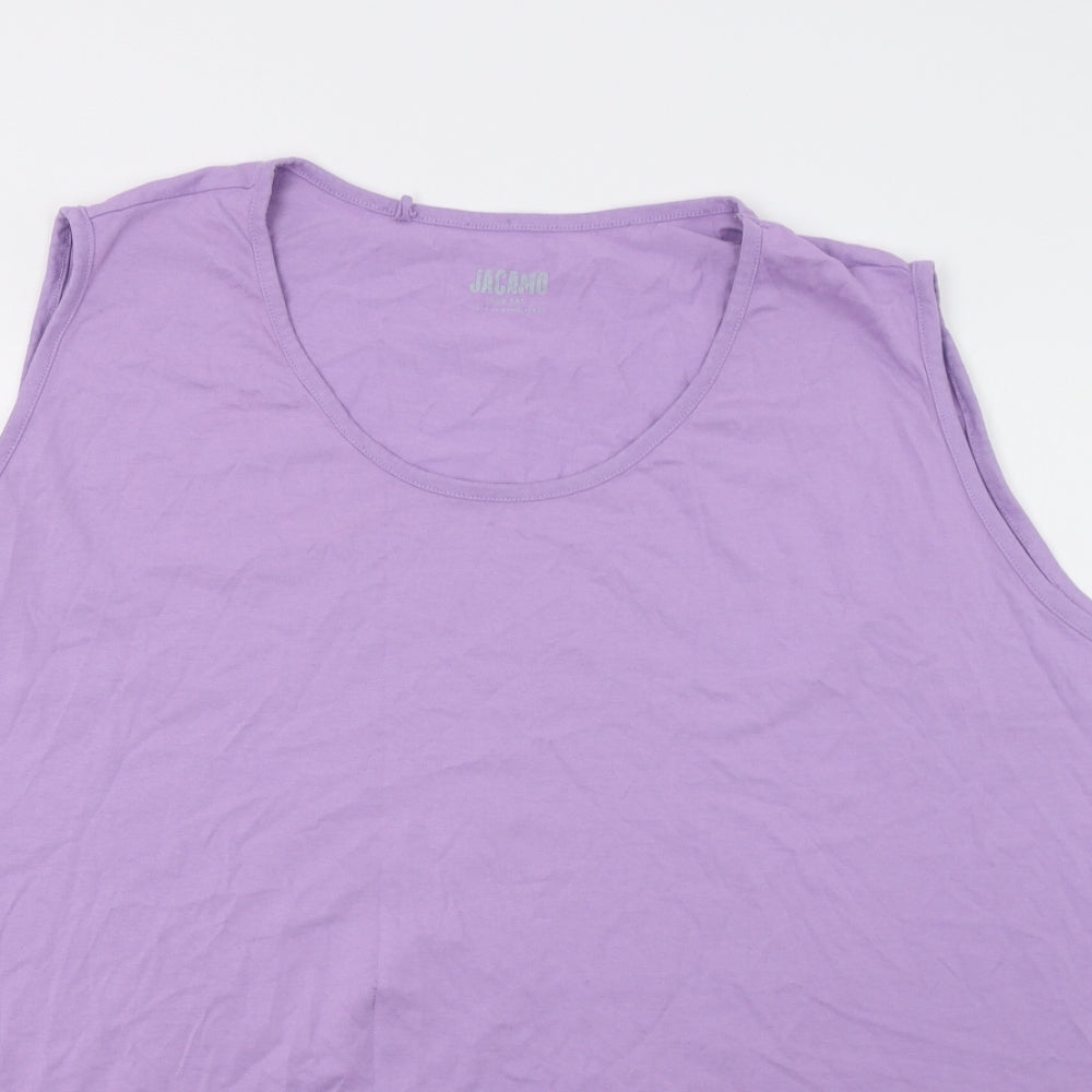 Jacamo Mens Purple    T-Shirt Size 4XL