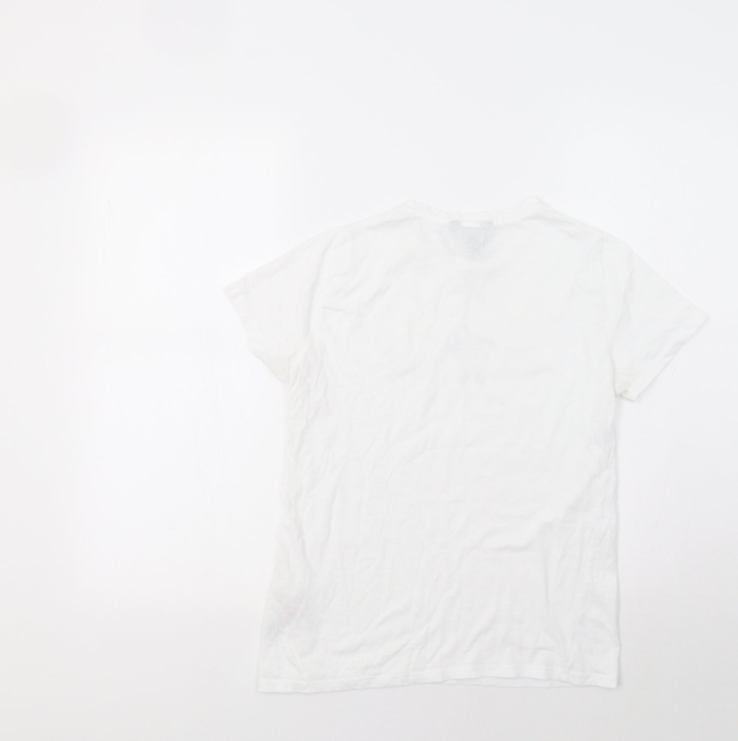 New Look Womens White   Basic Polo Size 6  - Be Kind