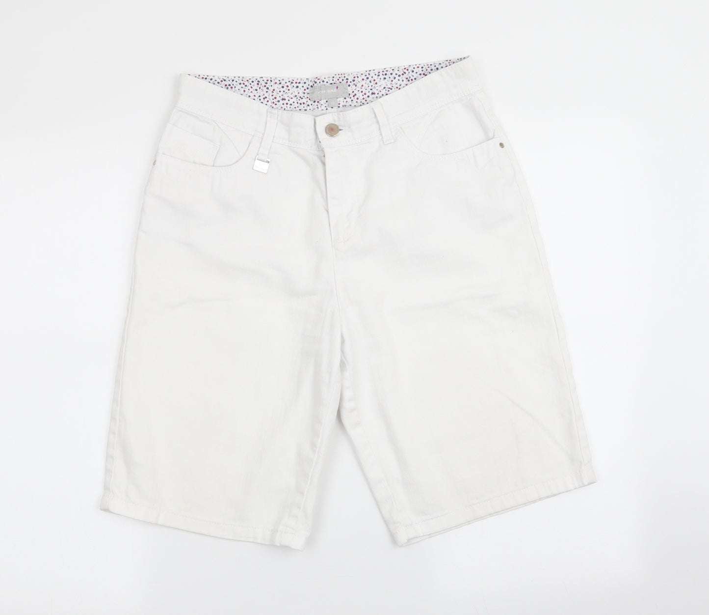 Per Una Womens White   Chino Shorts Size 12