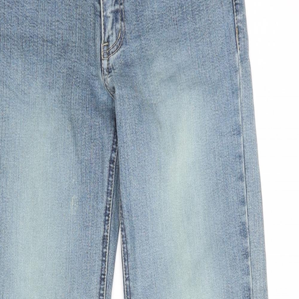 Moto Jeanswear Womens Blue   Flared Jeans Size 10 L28 in