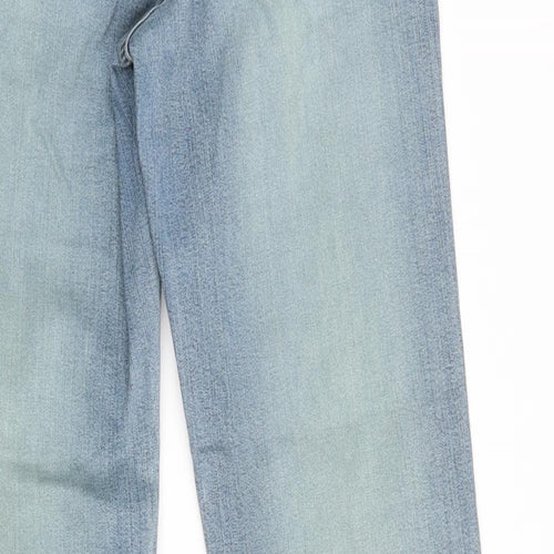 Moto Jeanswear Womens Blue   Flared Jeans Size 10 L28 in