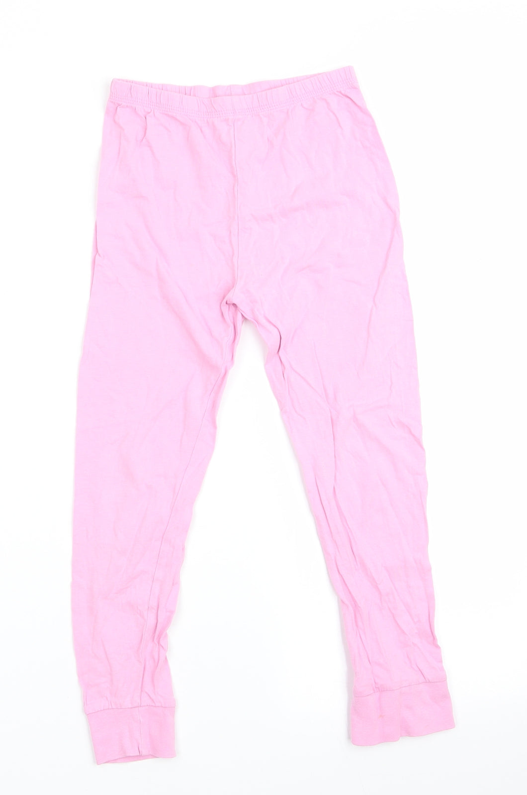 George Girls Pink Solid   Pyjama Pants Size 6-7 Years