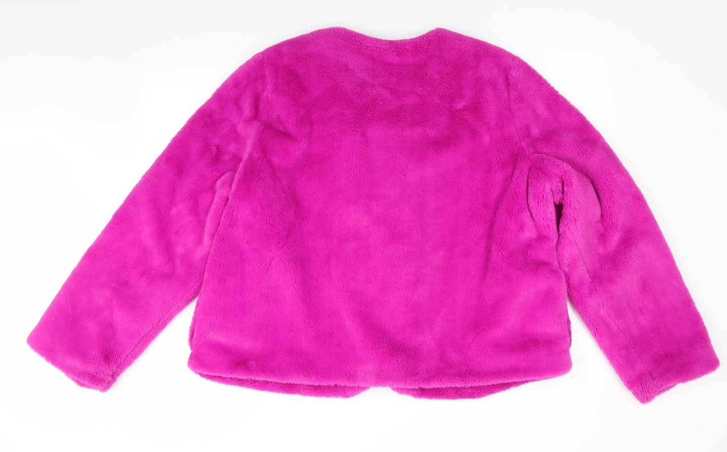 R Edition Womens Pink   Jacket Coat Size 20  - Faux Fur  Cerise