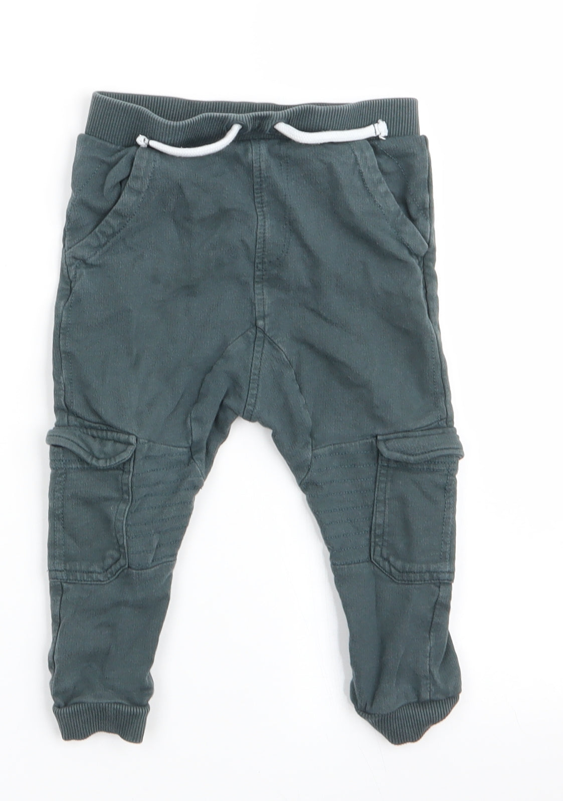 Nutmeg Boys Green   Jogger Trousers Size 18-24 Months