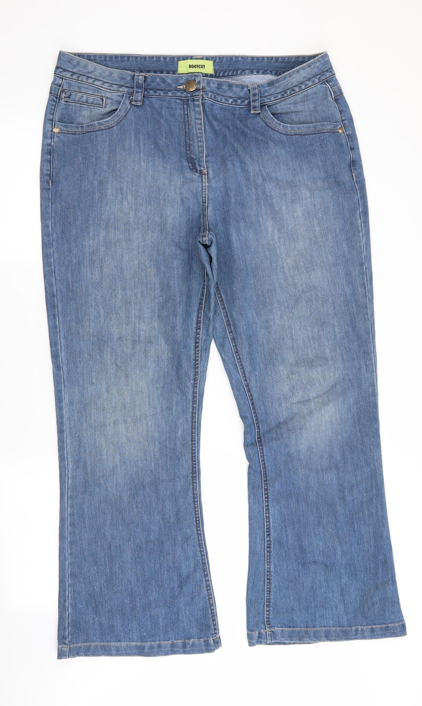 George Womens Blue   Bootcut Jeans Size 18 L28 in