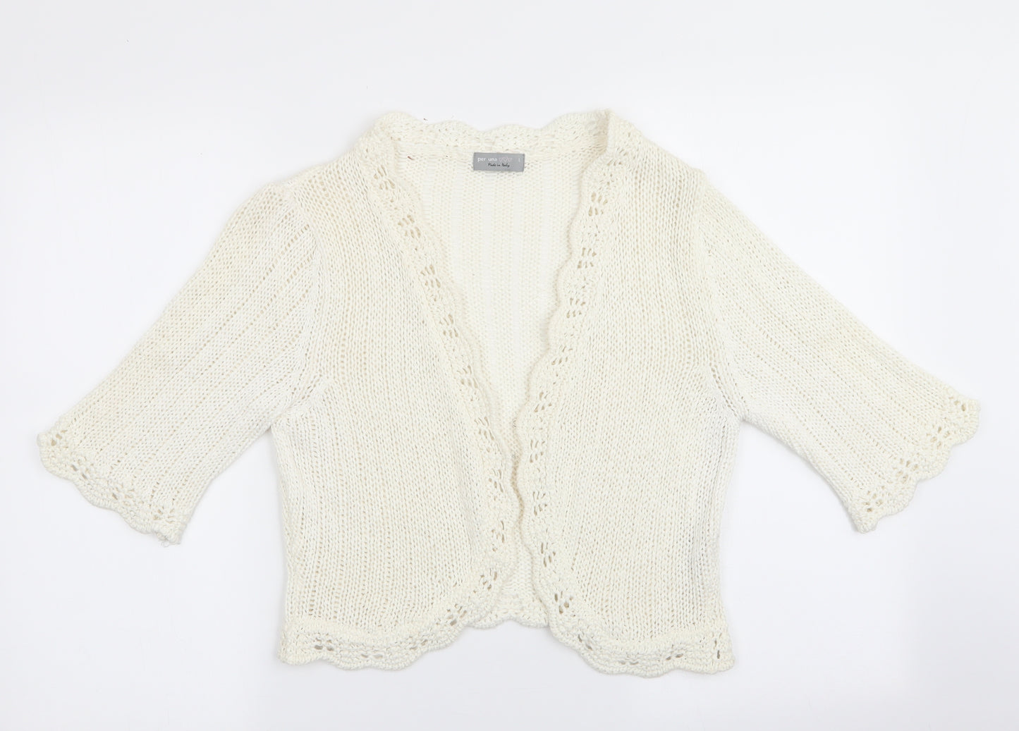 Per Una Womens Ivory   Cardigan Jumper Size L