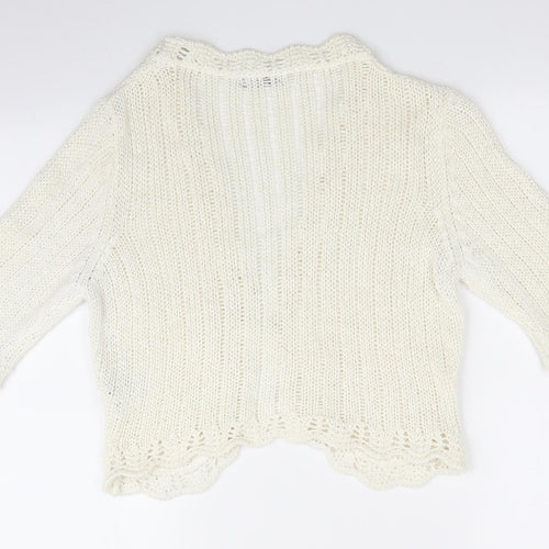 Per Una Womens Ivory   Cardigan Jumper Size L