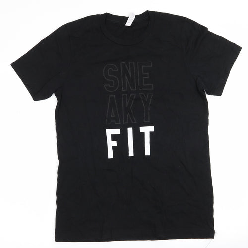 Canvas Mens Black    T-Shirt Size M  - Sneaky Fit