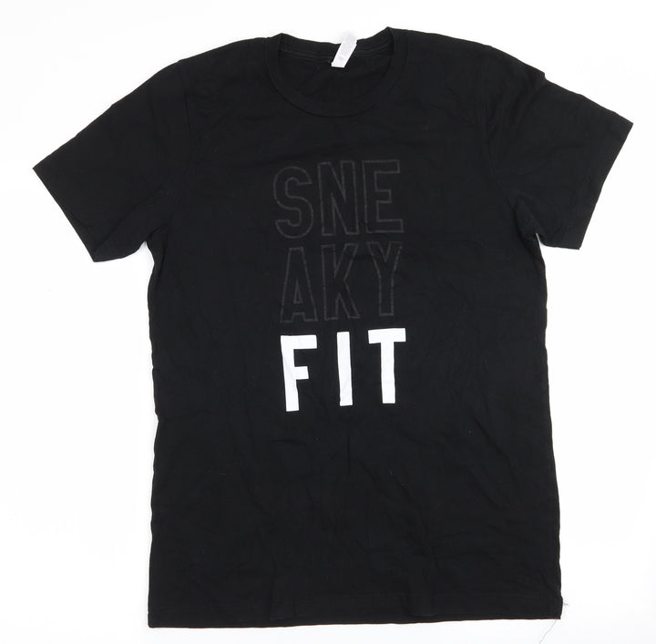 Canvas Mens Black T-Shirt Size M - Sneaky Fit