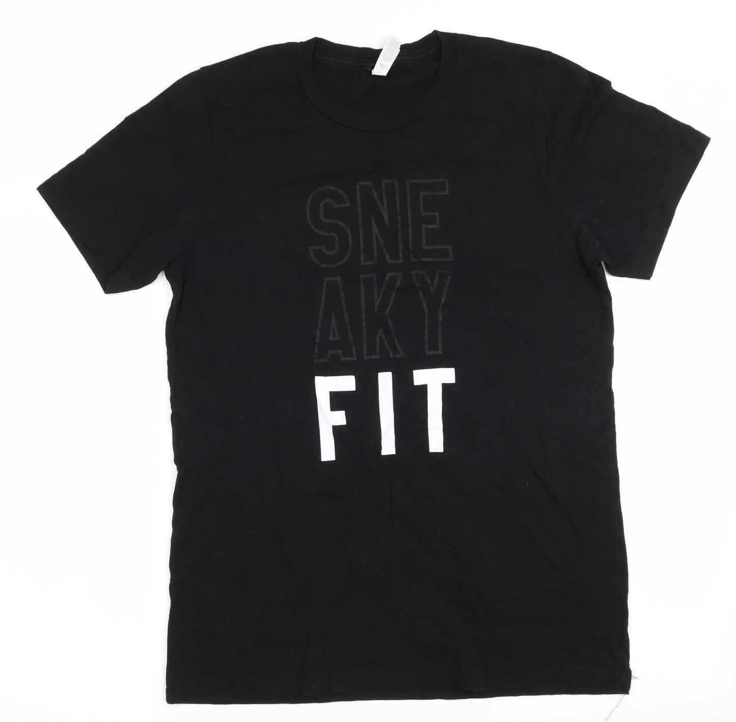 Canvas Mens Black    T-Shirt Size M  - Sneaky Fit