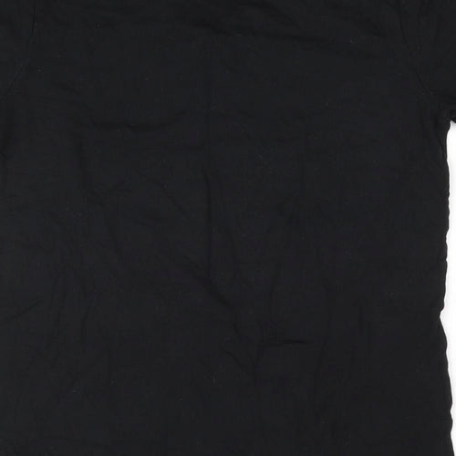 Canvas Mens Black    T-Shirt Size M  - Sneaky Fit
