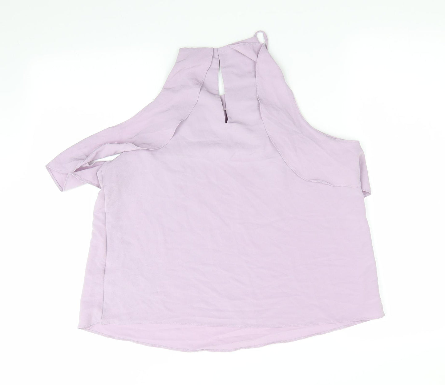 New Look Womens Purple   Camisole Blouse Size 12  - Cut out shoulders