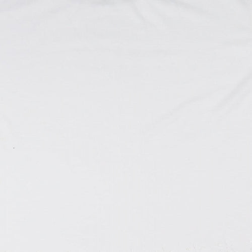 Atmosphere Womens White   Tunic T-Shirt Size 14  - Flower Cut out hem and sleeves