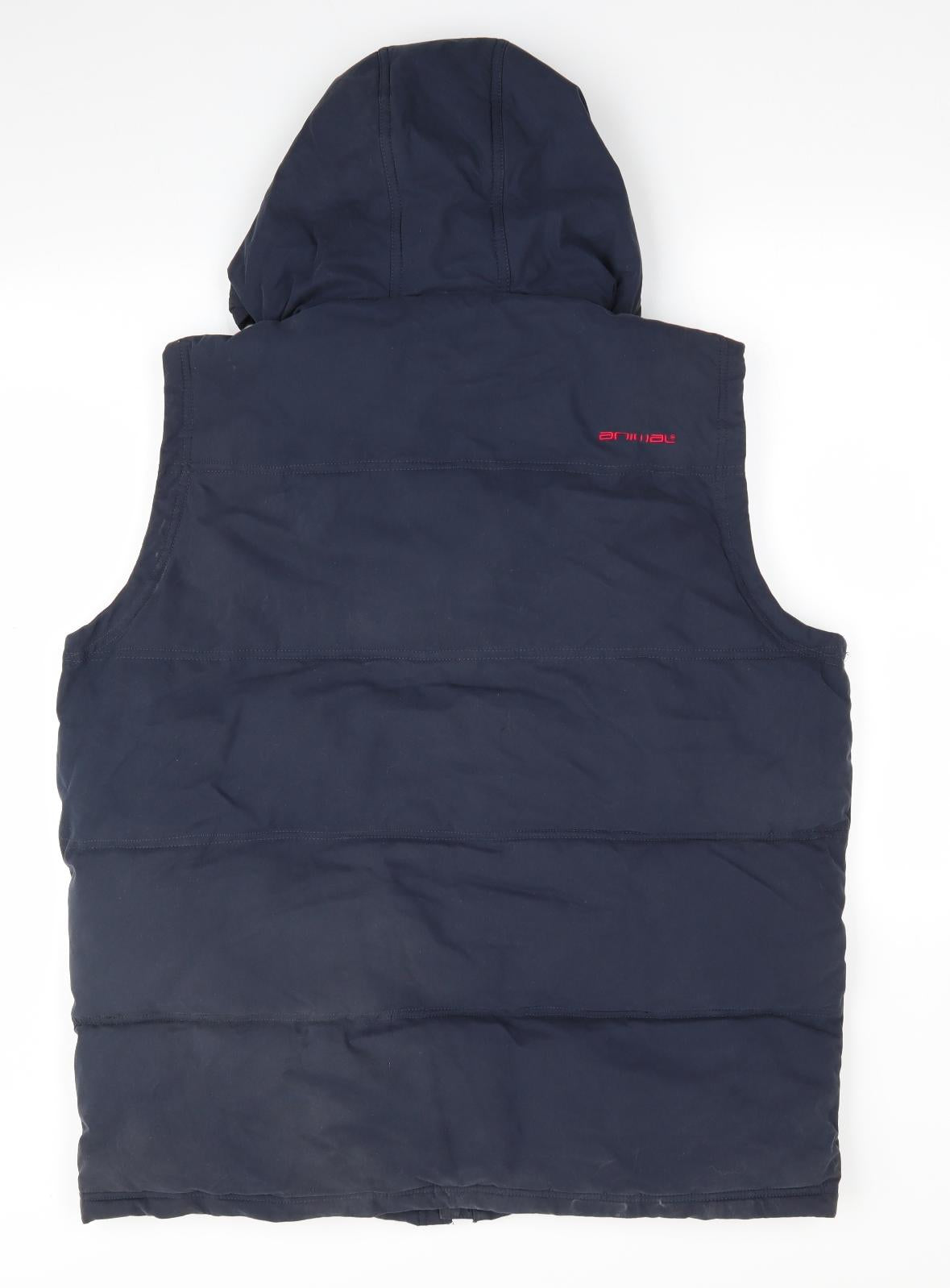 Animal Clothing Mens Blue   Gilet Waistcoat Size XL  - Heavyweight
