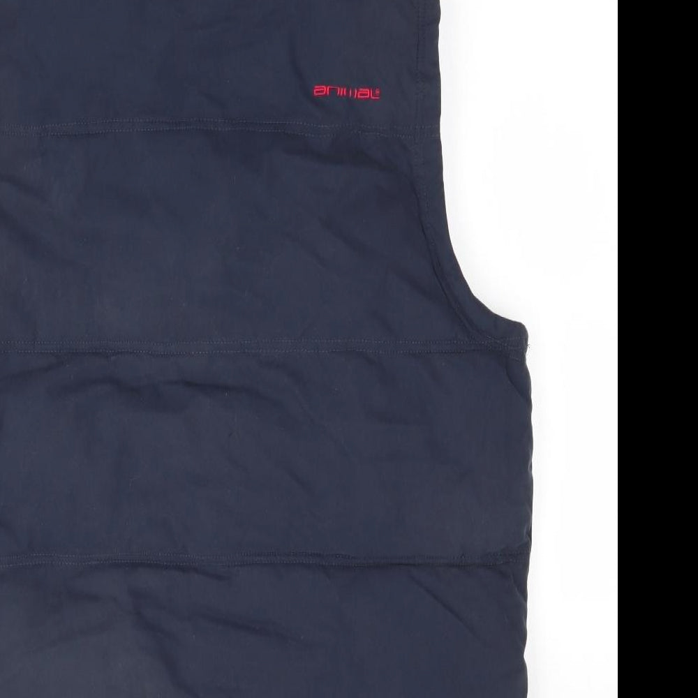 Animal Clothing Mens Blue   Gilet Waistcoat Size XL  - Heavyweight