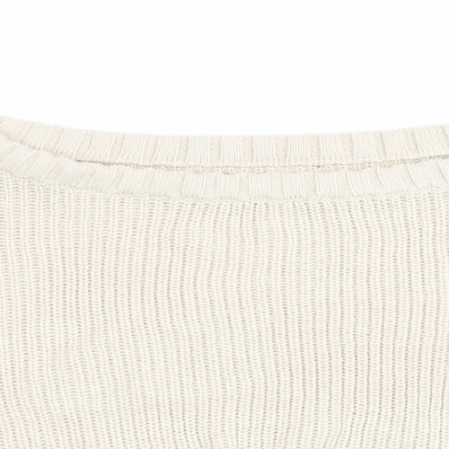 Nasty Gal Womens Beige   Pullover Jumper Size M