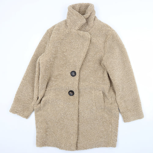 F&F Womens Brown   Pea Coat Coat Size 8