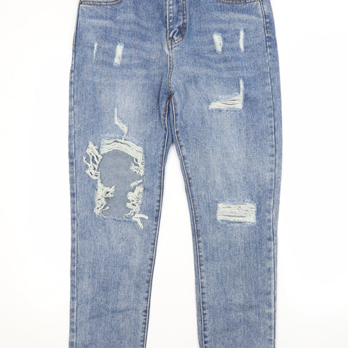 Preworn Womens Blue   Straight Jeans Size L L26 in