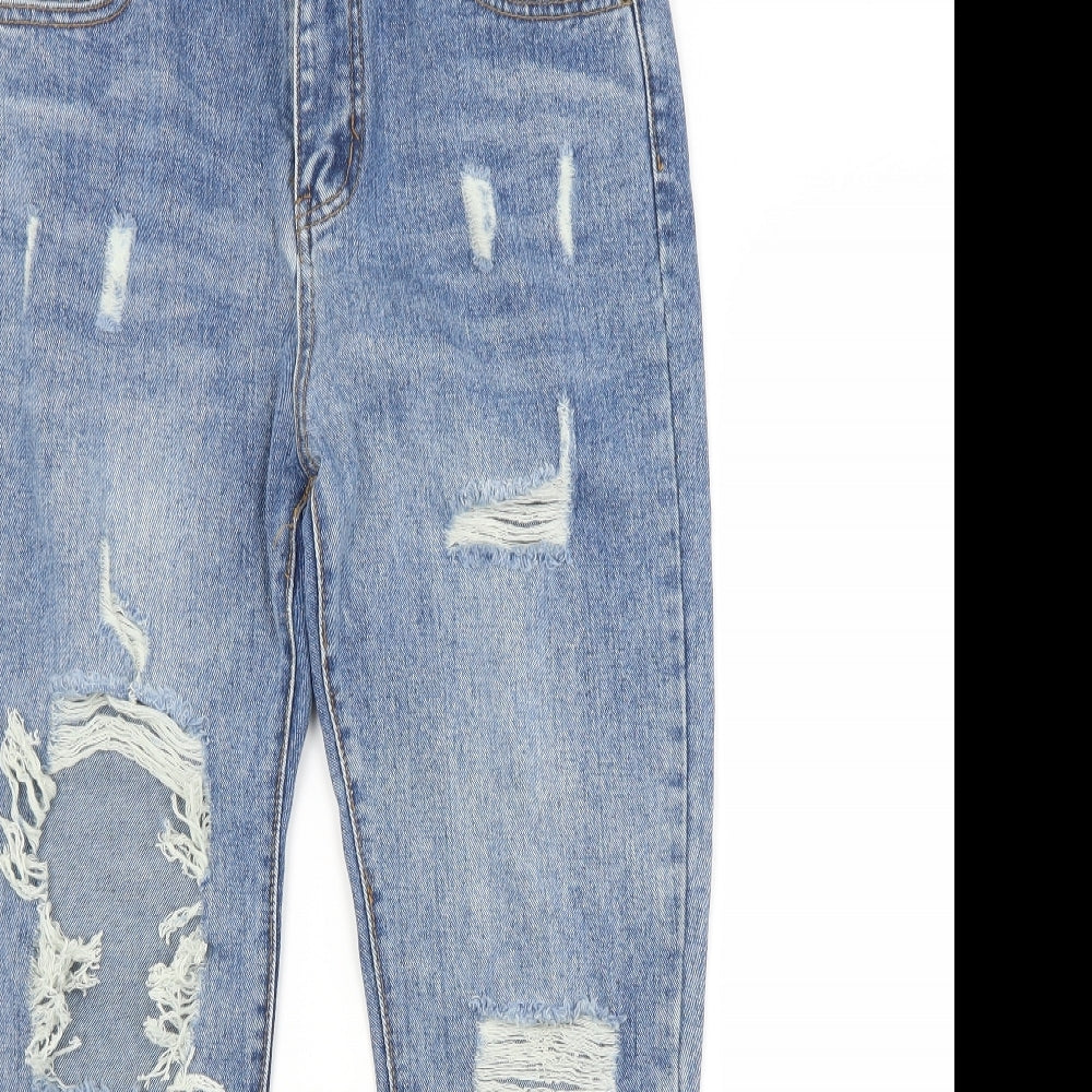 Preworn Womens Blue   Straight Jeans Size L L26 in