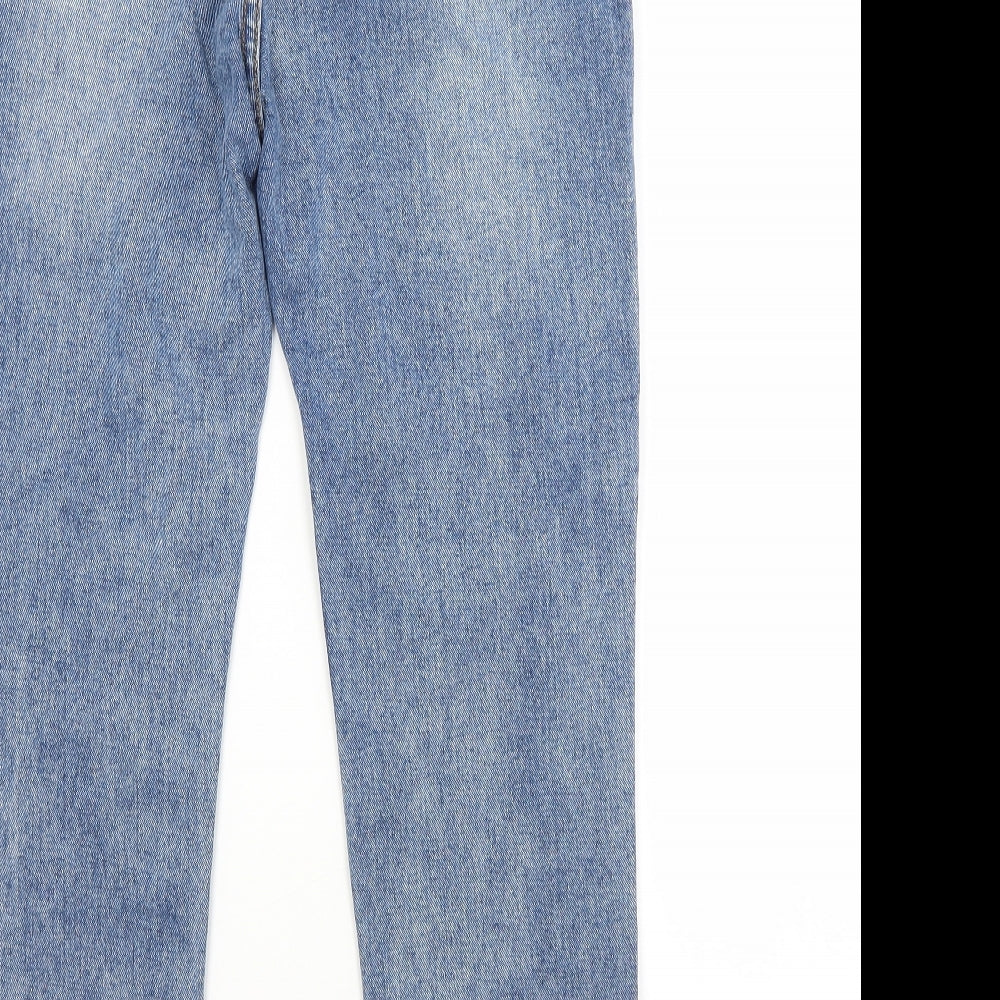 Preworn Womens Blue   Straight Jeans Size L L26 in