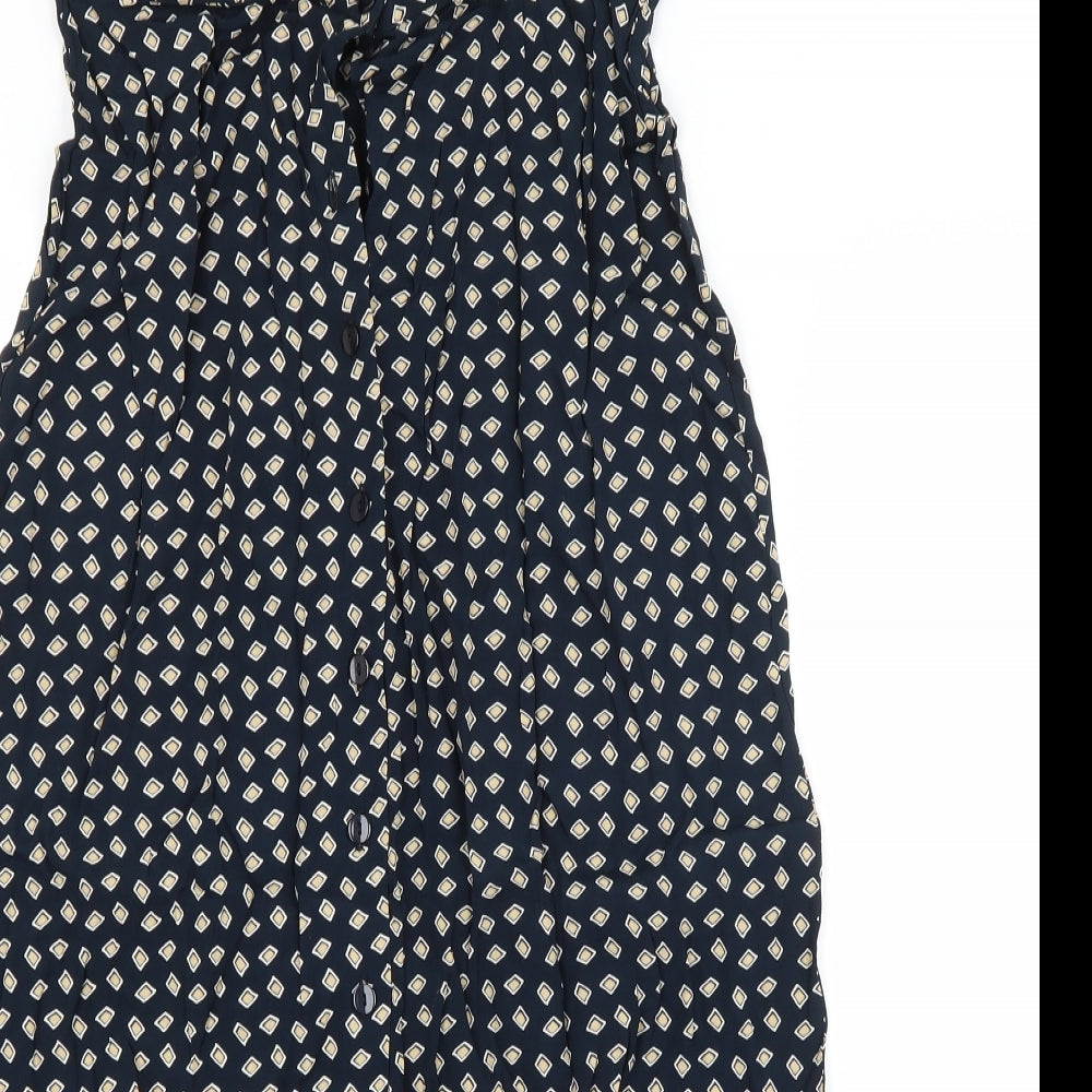 Anne Brooks Womens Blue Argyle/Diamond  A-Line Skirt Size 12