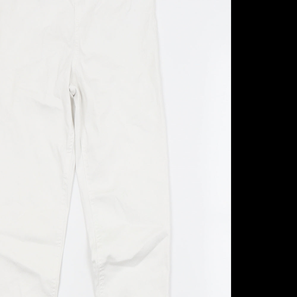 M&S Womens White   Jegging Jeans Size 8 L29 in