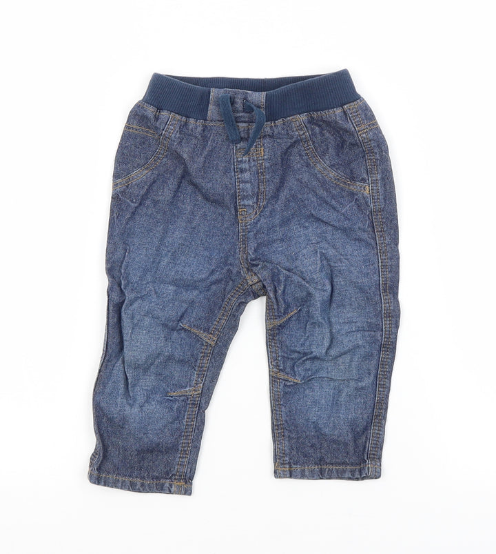 George Baby Blue Sweatpants Jeans Size 6-9 Months