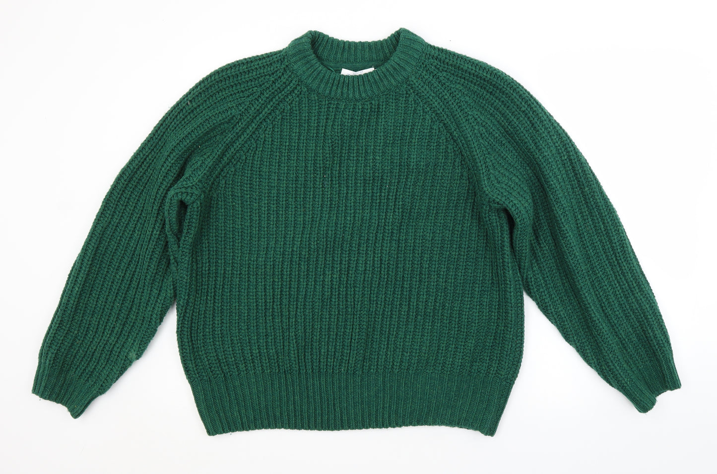 John Lewis Womens Green   Pullover Jumper Size 14