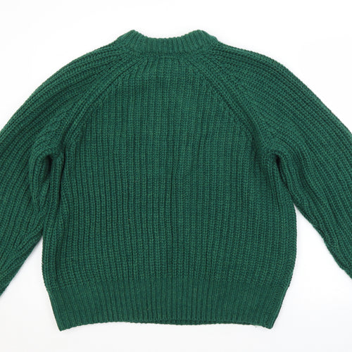 John Lewis Womens Green   Pullover Jumper Size 14