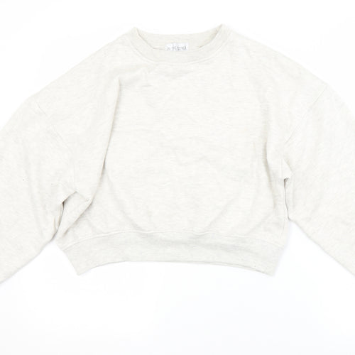 In the Style Womens White Animal Print  Pullover Sweatshirt