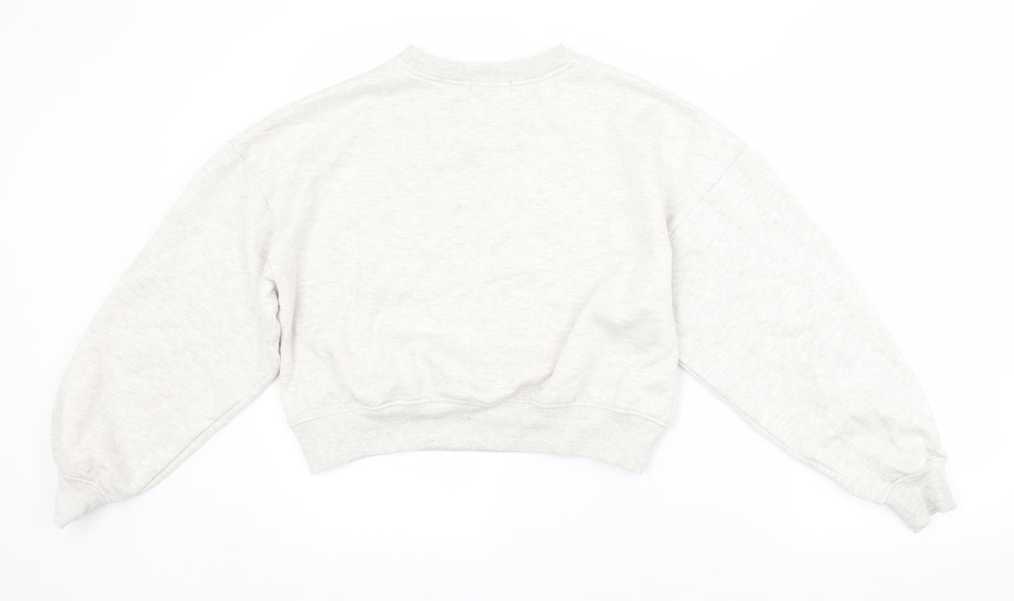 In the Style Womens White Animal Print  Pullover Sweatshirt