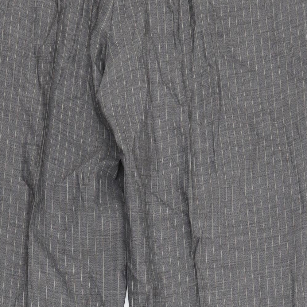 BHS Mens Grey Striped  Trousers  Size 44 in L31 in