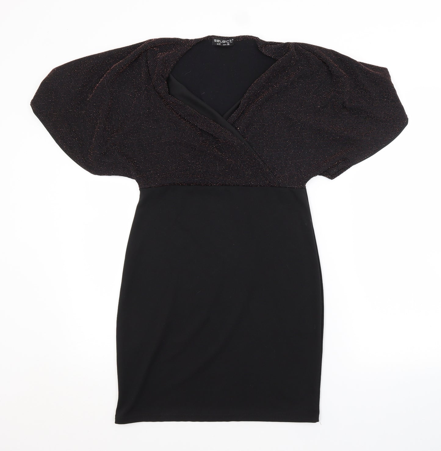 Select Womens Black   Pencil Dress  Size 8