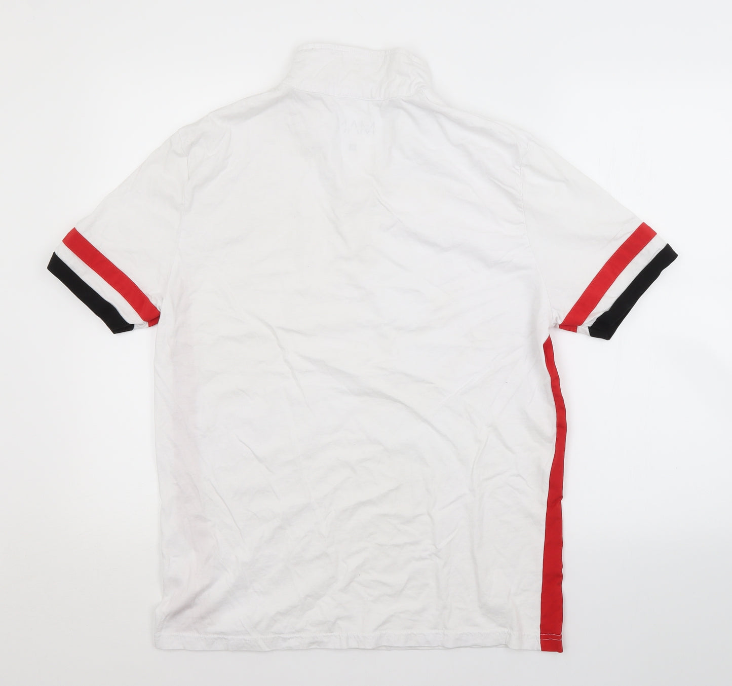 Boohoo Mens White    Polo Size M