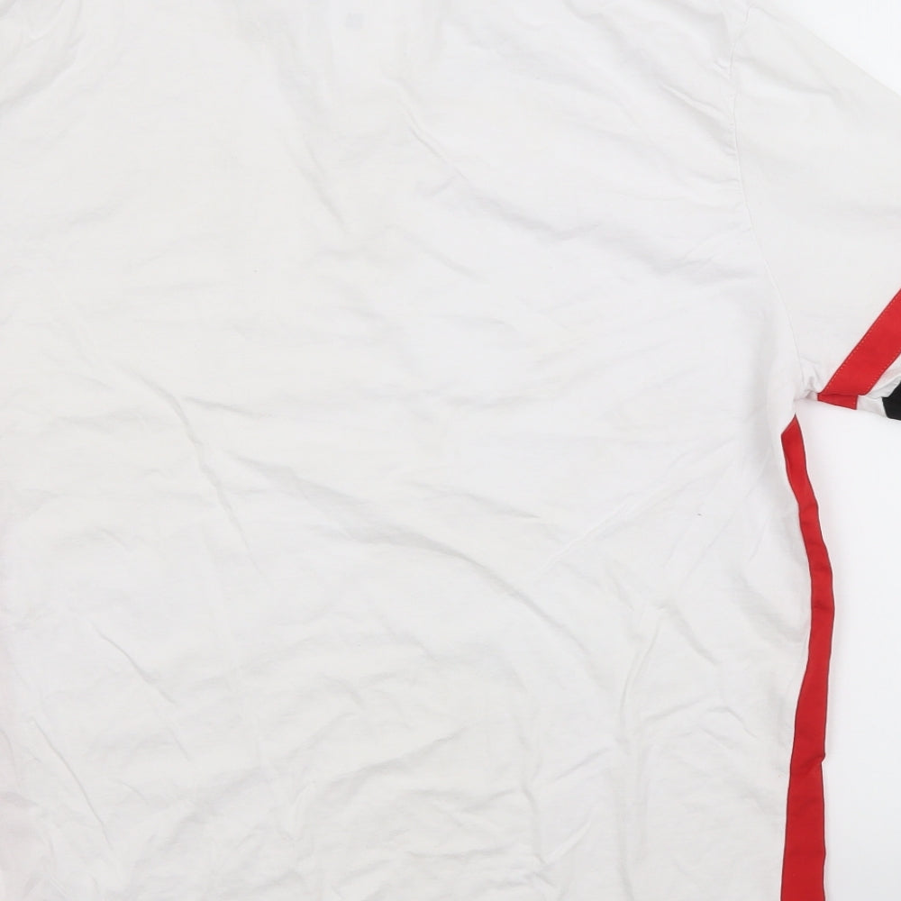 Boohoo Mens White    Polo Size M