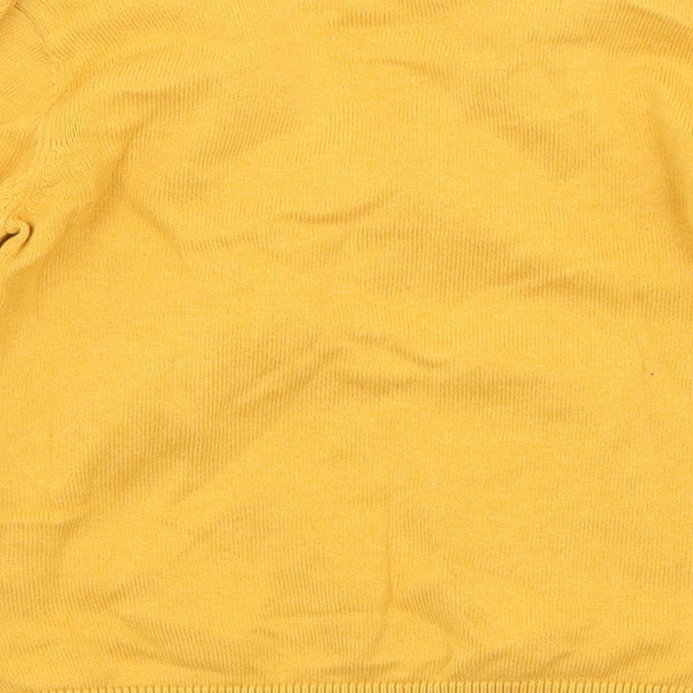 F&F Girls Yellow   Pullover Jumper Size 4-5 Years