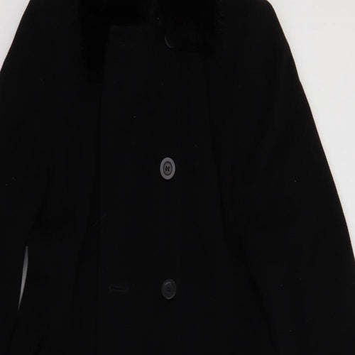 Precis Womens Black   Pea Coat Coat