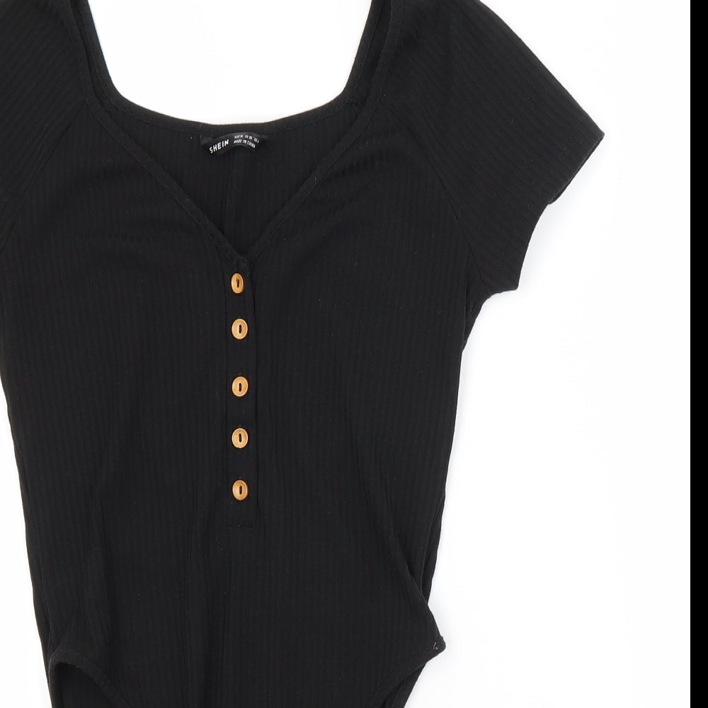 SheIn Womens Black   Unitard One-Piece Size 10