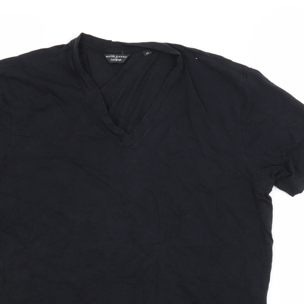 Autograph Mens Black    T-Shirt Size M