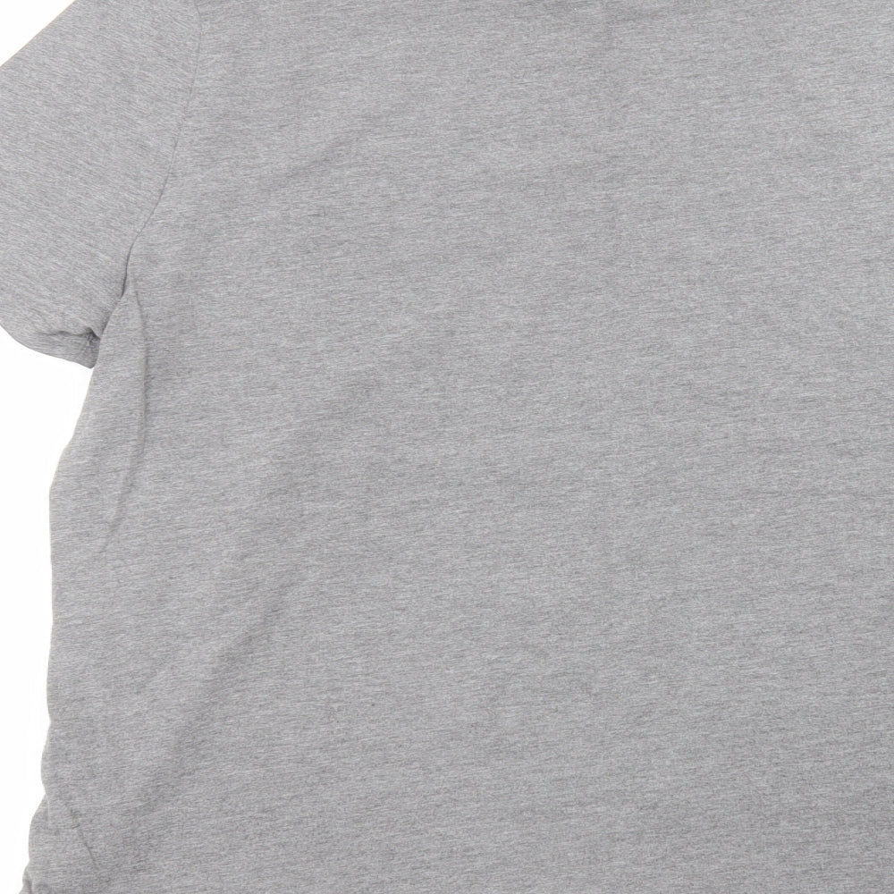 George Mens Grey    T-Shirt Size L
