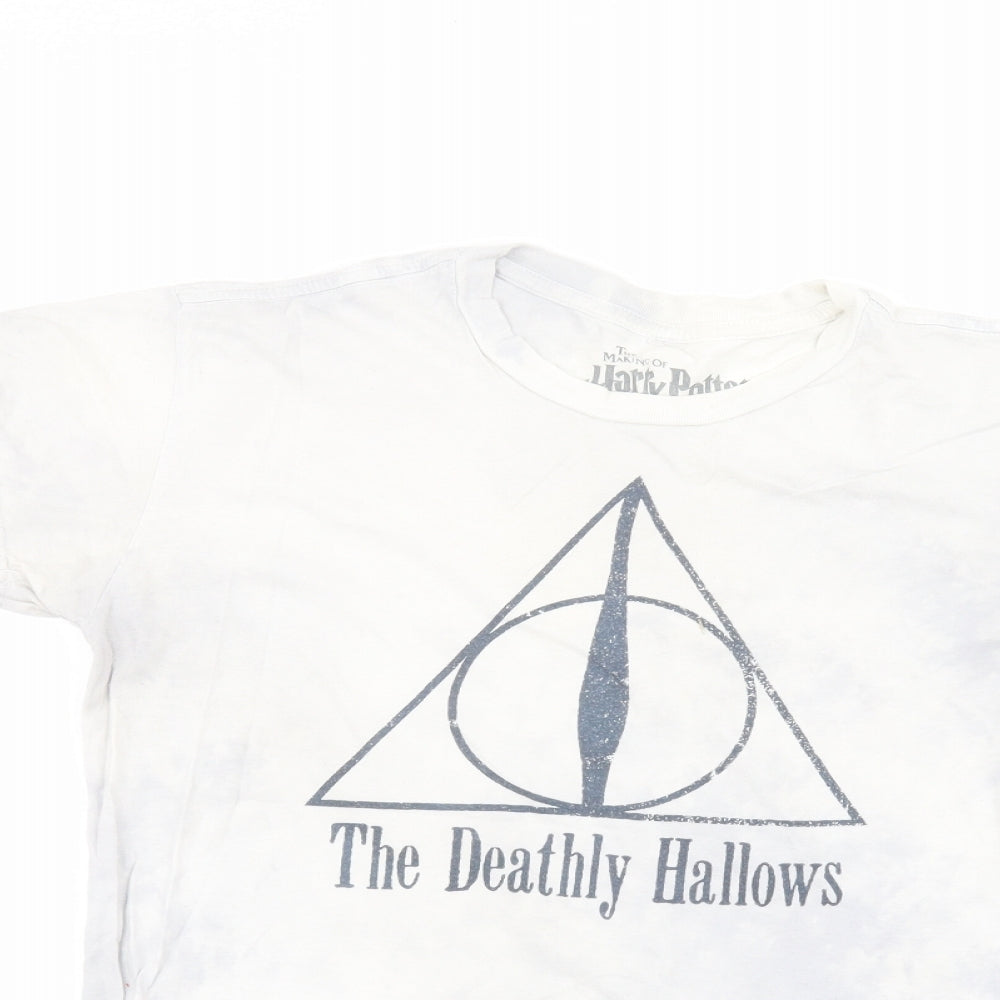 Harry Potter Mens White    T-Shirt Size S