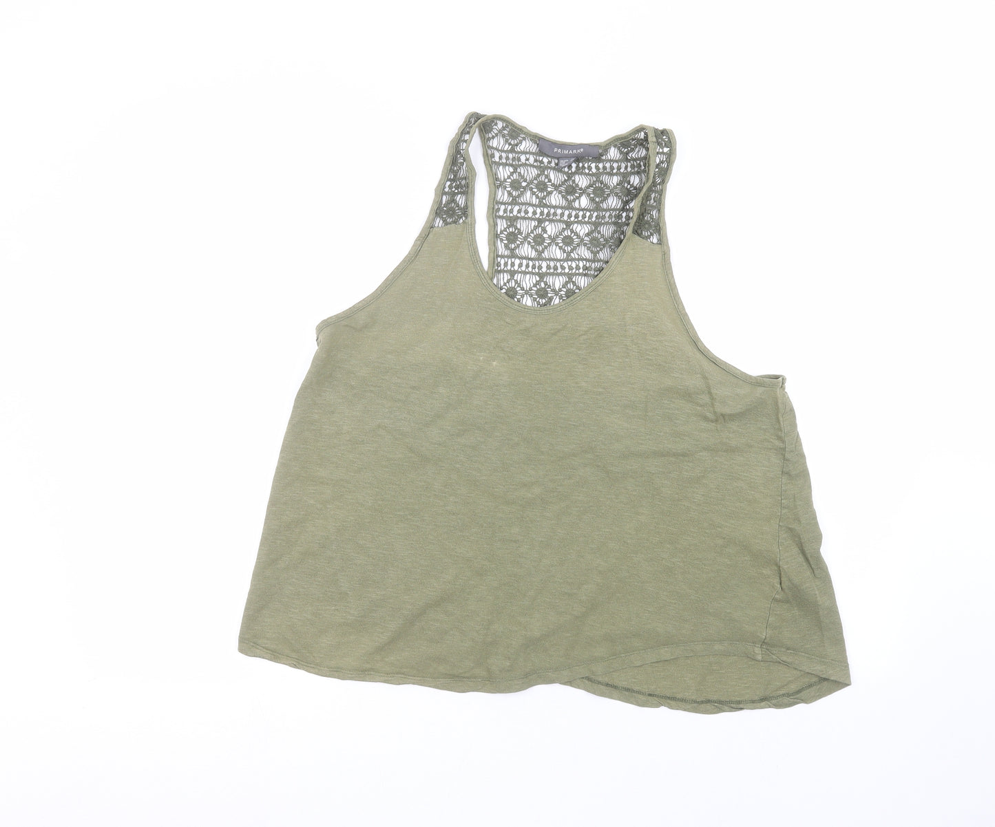 Primark Womens Green   Basic T-Shirt Size 14