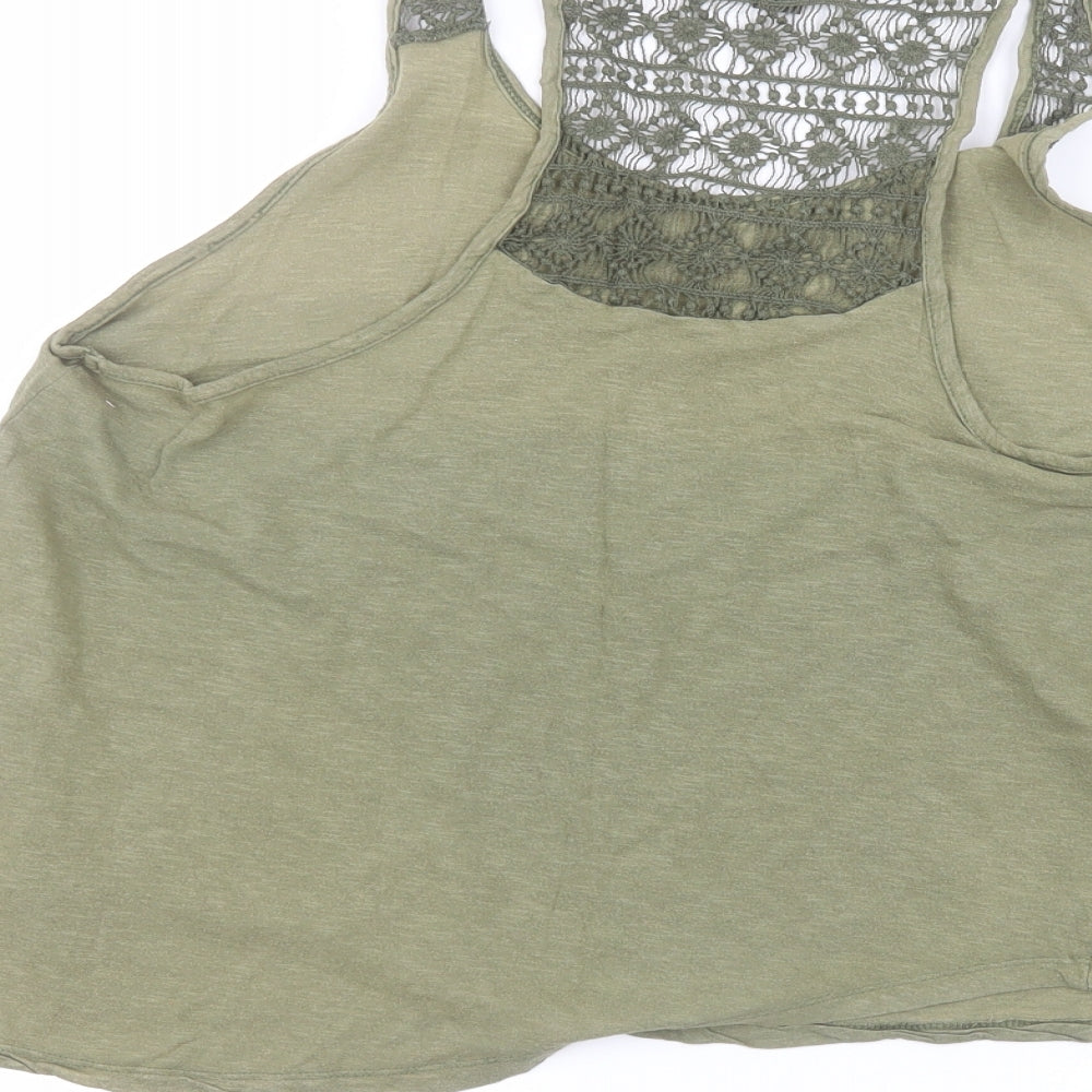 Primark Womens Green   Basic T-Shirt Size 14