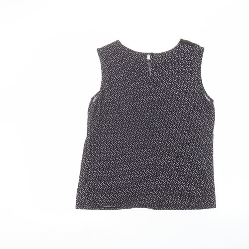Mademoiselle R Womens Black   Basic T-Shirt Size 10