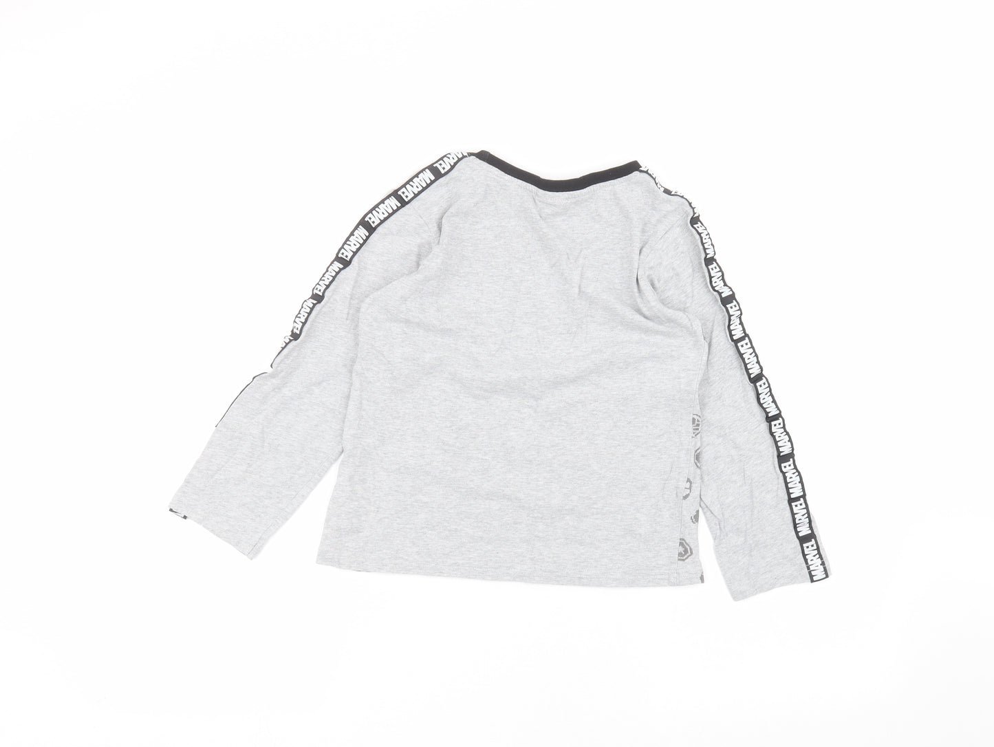 TU Boys Grey   Basic T-Shirt Size 7-8 Years  - Marvel