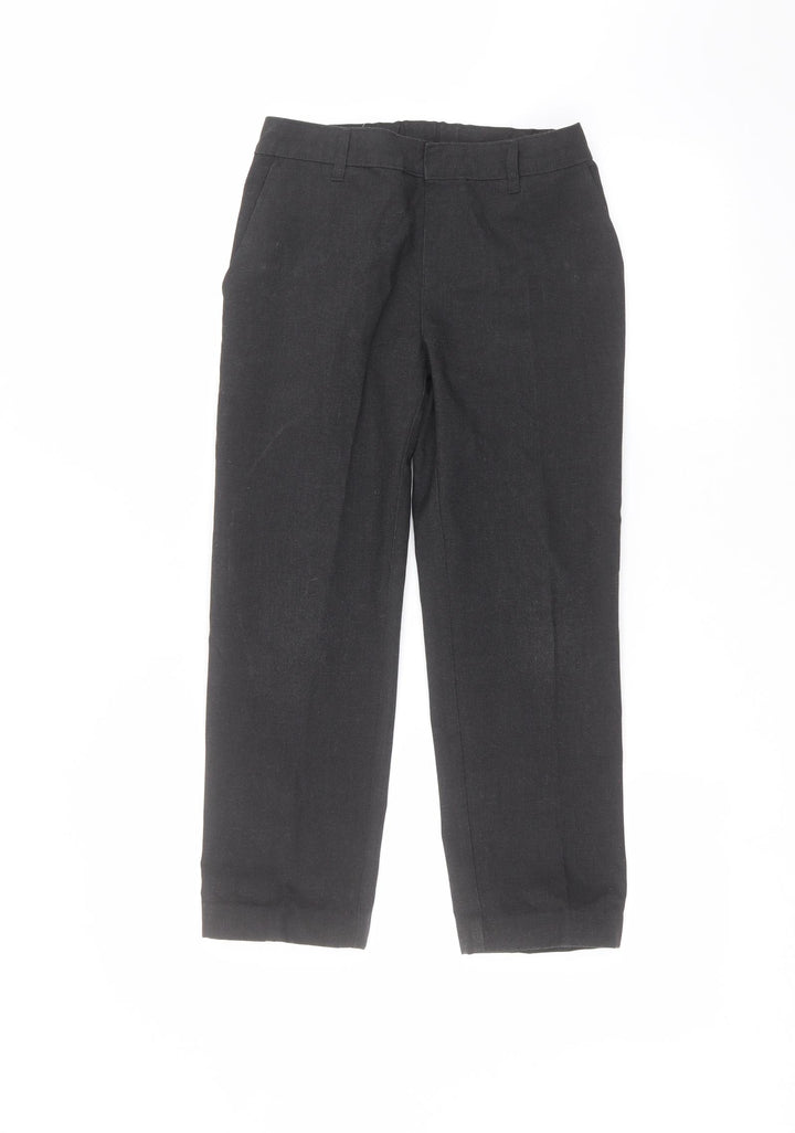 Marks and Spencer Boys Black   Dress Pants Trousers Size 10-11 Years
